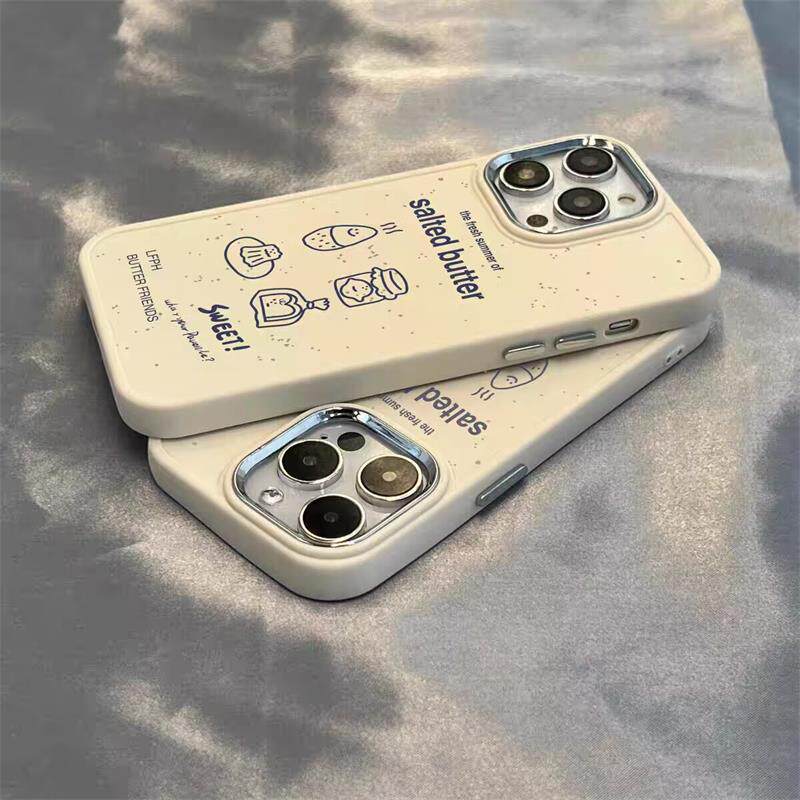 y77韩风奶油米饭面包适用vivoY76s手机壳iqooNeo7软硅胶IQOOneo6/5se全包y52s高级电镀镜框y33防摔t1女款潮套