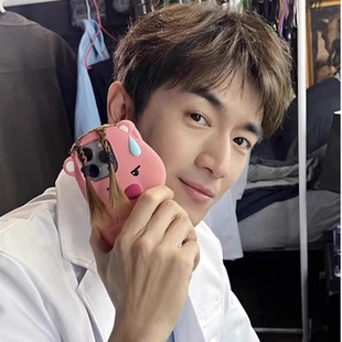 林更新同款刘海露比适用vivoX100手机壳s17pro可爱海狸s16s15立体s18硅胶x90x80软套y78新款y53s女款全包防摔