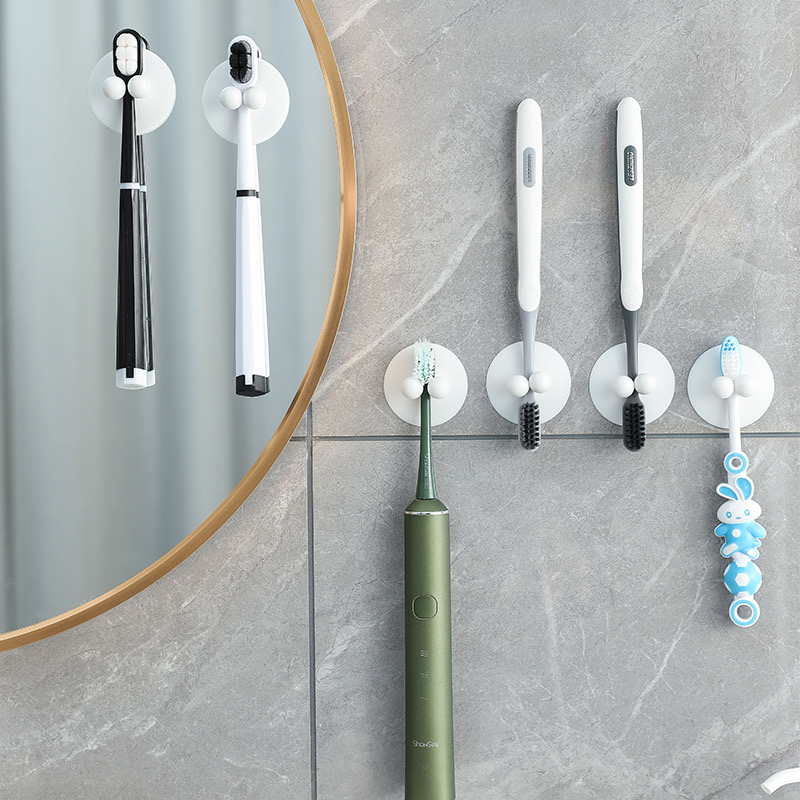 吸盘电动牙刷架壁挂式免打孔