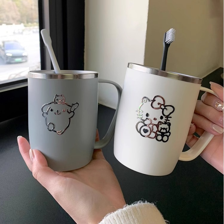 不锈钢洗漱口杯防霉刷牙水杯