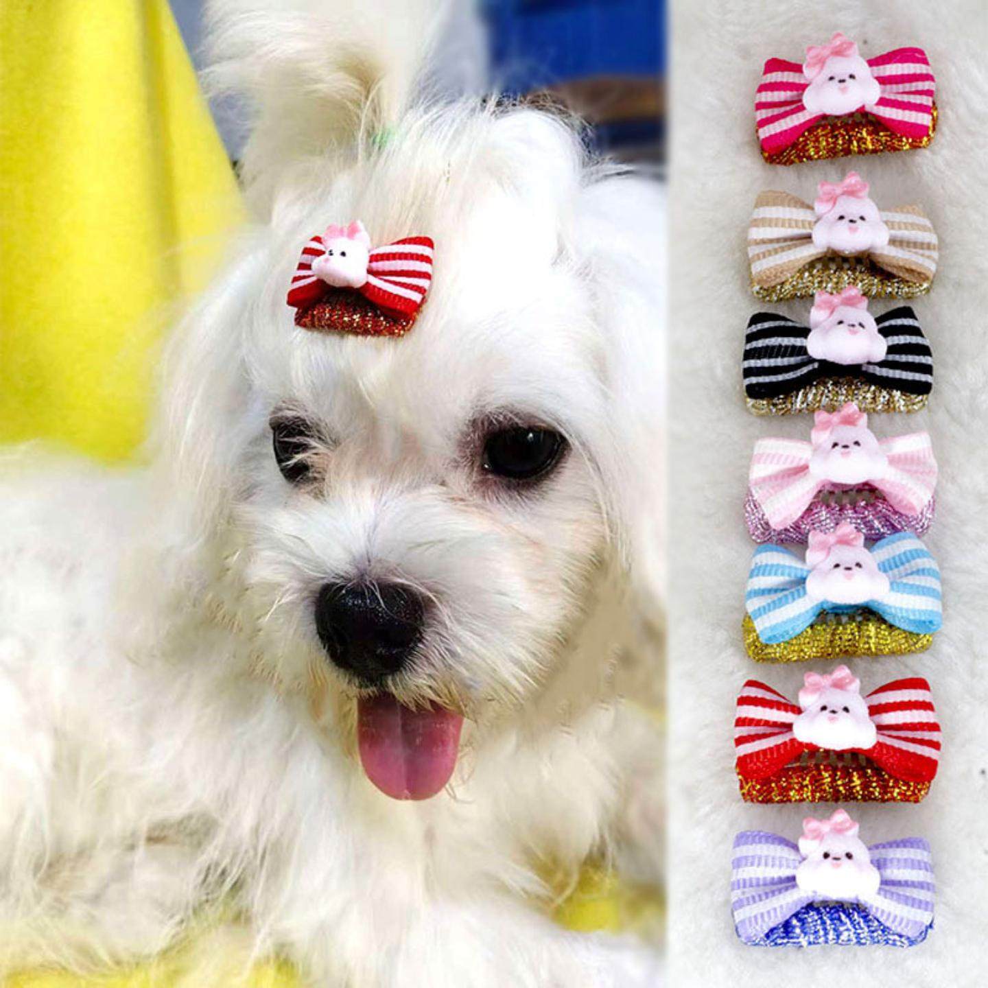宠物发夹蝴蝶结宠物头饰约克夏泰迪雪纳瑞马尔济斯狗狗发卡碎发夹,模玩/动漫/周边/娃圈三坑/桌游,棉花娃娃场景道具娃屋,淘宝优惠券,粉丝福利购,淘宝优惠卷