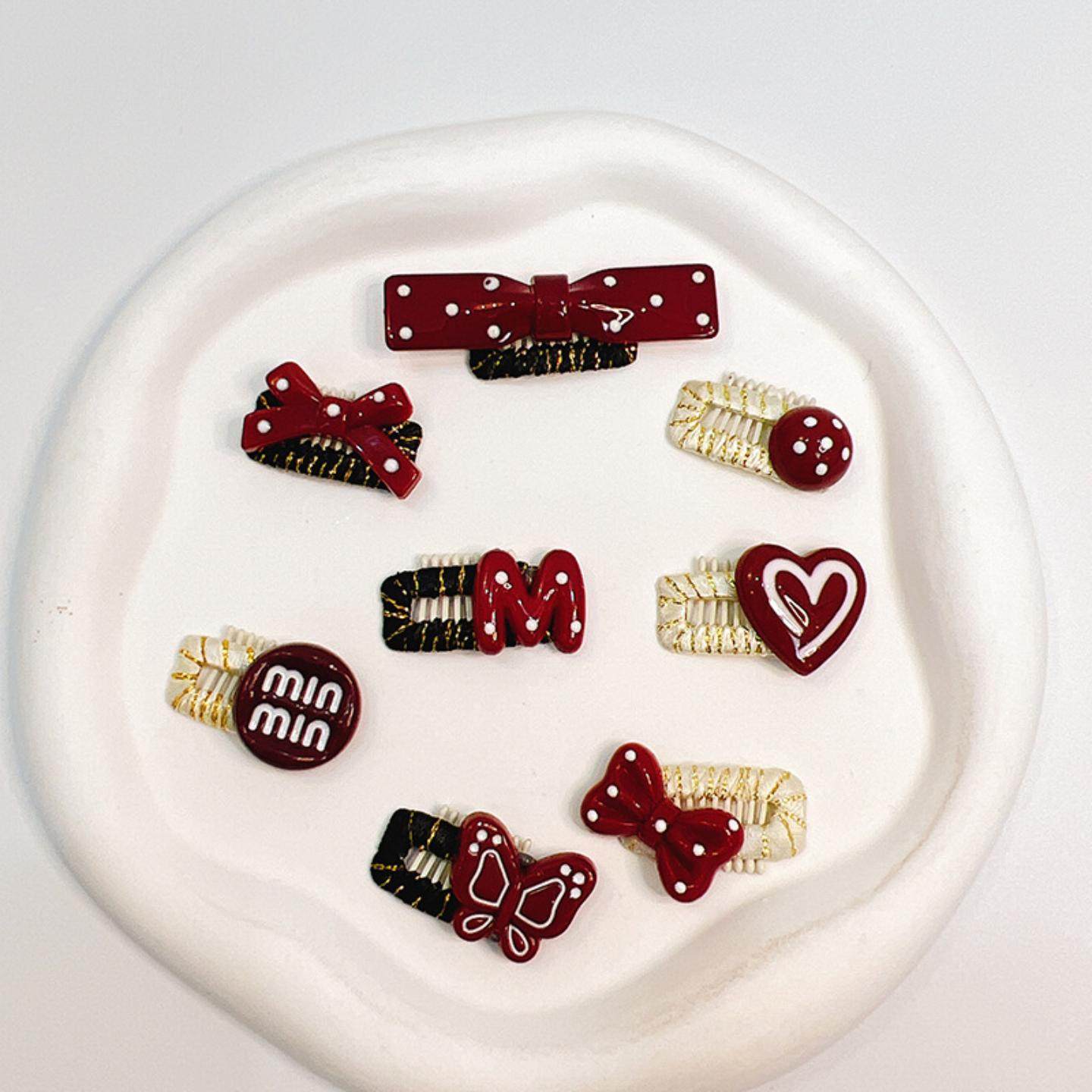 新款约克夏红色蝴蝶结头饰宠物发夹狗狗发卡马尔济斯卡子小狗夹子,模玩/动漫/周边/娃圈三坑/桌游,棉花娃娃场景道具娃屋,淘宝优惠券,粉丝福利购,淘宝优惠卷