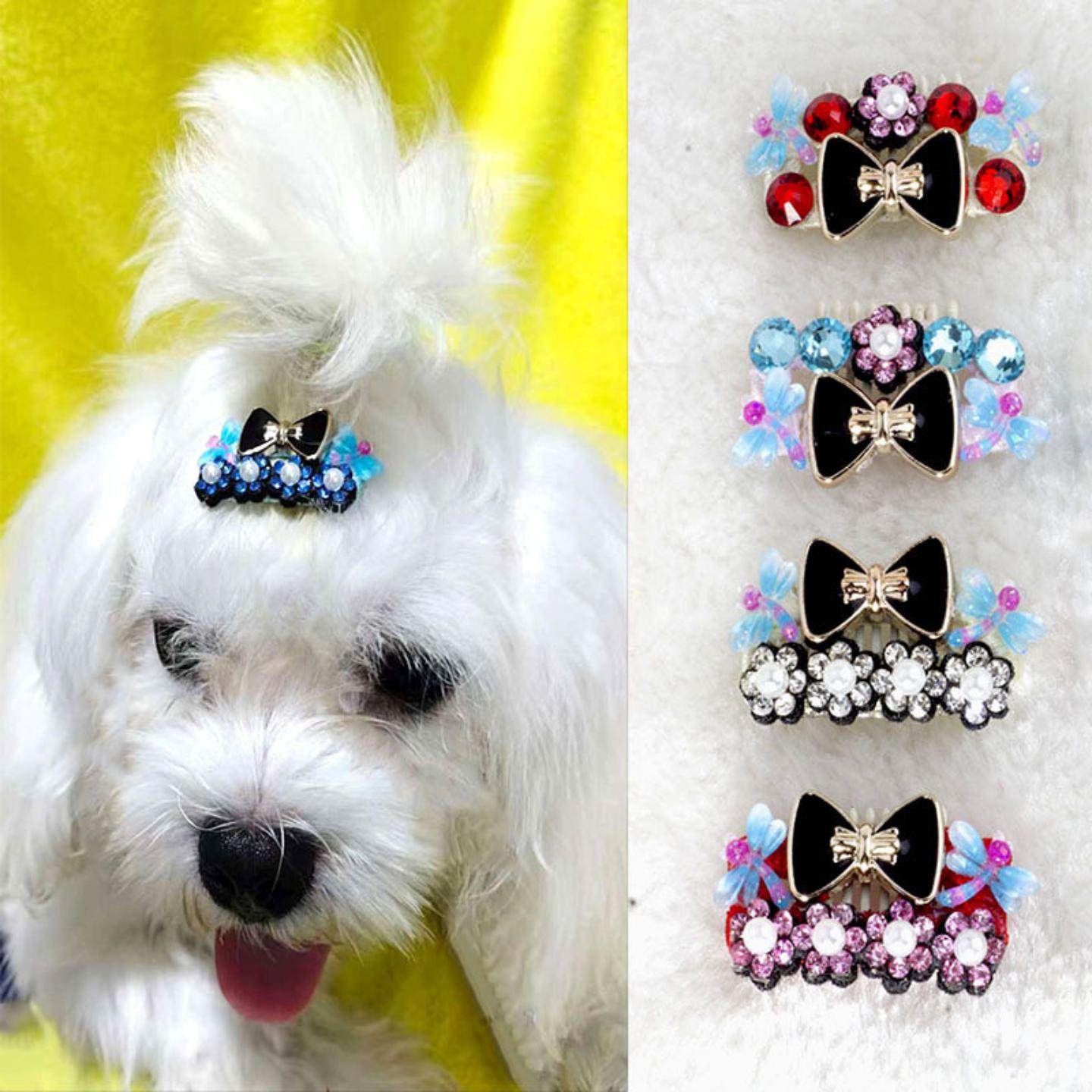 狗狗发卡小猫发卡约克夏马尔济斯发卡比熊宠物发夹碎发夹宠物饰品,模玩/动漫/周边/娃圈三坑/桌游,棉花娃娃场景道具娃屋,淘宝优惠券,粉丝福利购,淘宝优惠卷