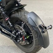 九号MZmix 平叉发光前后盾 改装 机械师 F90挡泥板带灯小牛LUQI