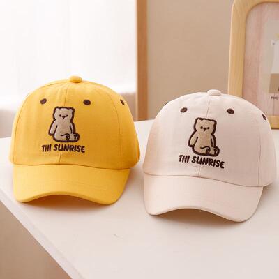 儿童春秋薄款遮阳防晒鸭舌帽百搭