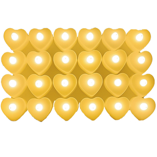 新年过年春节正月十五送灯LED电子蜡烛灯用品上坟供奉装饰布置