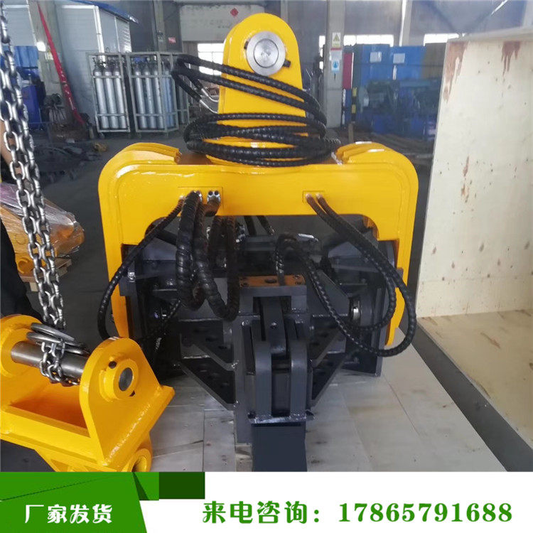 挖掘机打桩机高频液压振动锤高速围栏水泥桩打桩钢板管桩震动锤