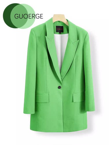 过而歌长袖休闲长袖百搭西装