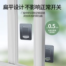 卫生间玻璃推拉门锁扣免打孔淋浴室平移门固定卡扣窗户专用限位器