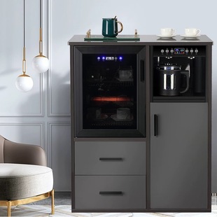 25新款 家用商用全自动实木茶吧机客厅茶水一体柜奶瓶消毒柜餐边柜