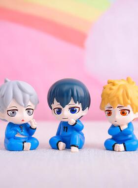 热门动漫蓝色足球系列潮玩盲盒周边手办摆件男生节日礼物