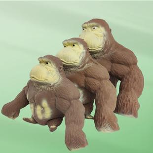 解压大猩猩玩具抖音同款网红王总减压捏捏乐创意发泄慢回弹玩具