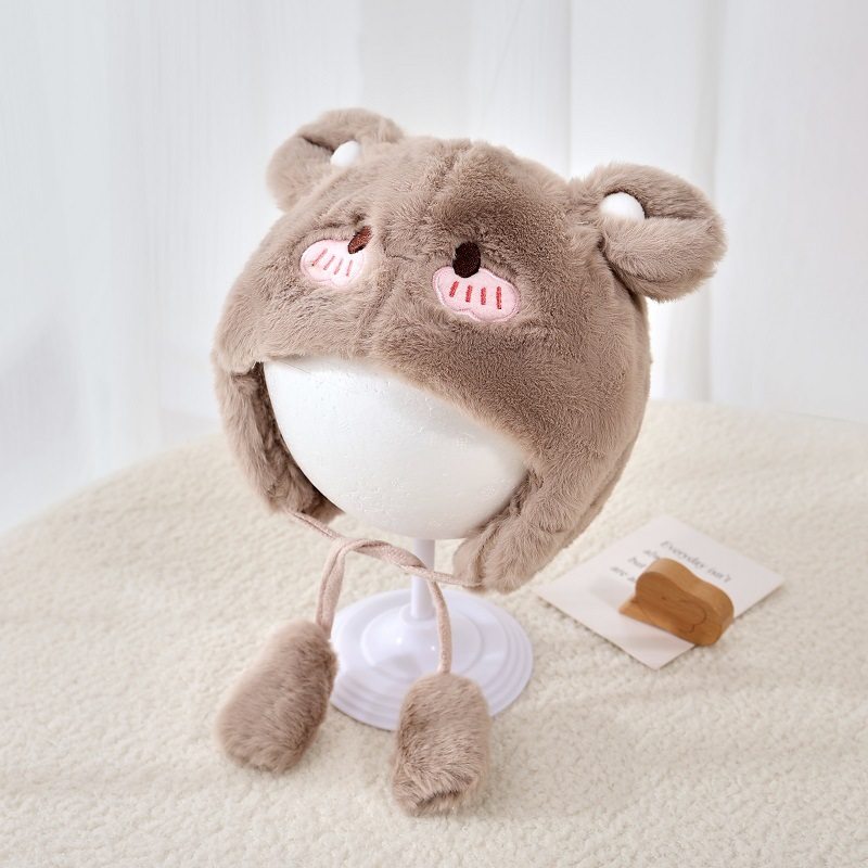 婴儿帽子冬季男女宝宝帽子儿童帽保暖毛绒绒套头帽加厚护耳帽,童装/婴儿装/亲子装,帽子,淘宝优惠券,粉丝福利购,淘宝优惠卷