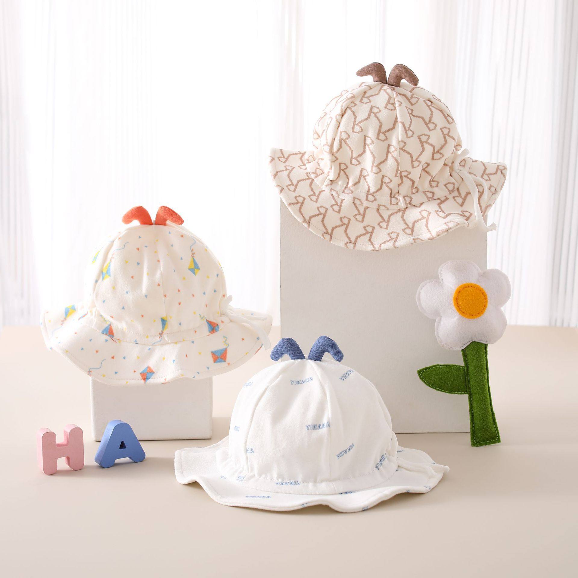 初生婴儿帽子薄款男宝宝遮阳帽女新生儿胎帽春秋纯棉透气四季婴童,童装/婴儿装/亲子装,帽子,淘宝优惠券,粉丝福利购,淘宝优惠卷