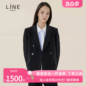 LINE高级感气质精致西装外套女冬装休闲职场西服NGJKNJ9900