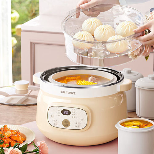 不锈钢隔水炖电炖盅家用全自动