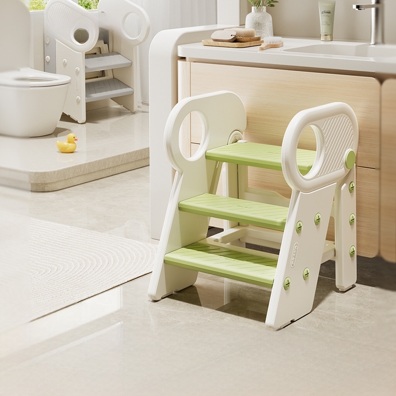 baby宝宝洗手台阶凳儿童扶手凳婴儿楼梯洗漱台阶梯脚踩凳洗脸梯子