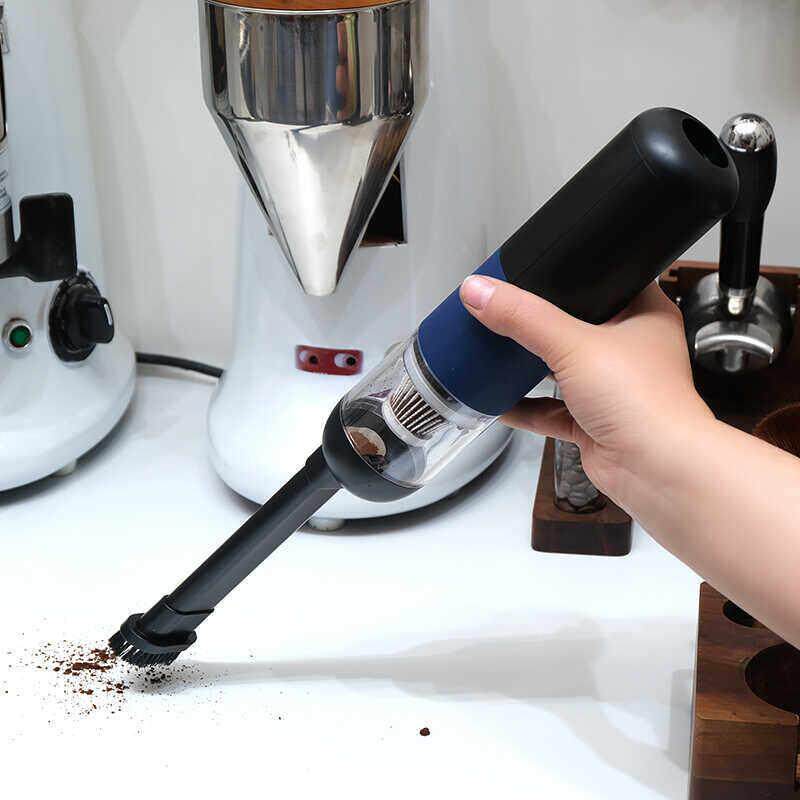咖啡粉吸尘器吧台桌面缝隙清洁无线 线手持磨豆机清洁吸粉器吹吸