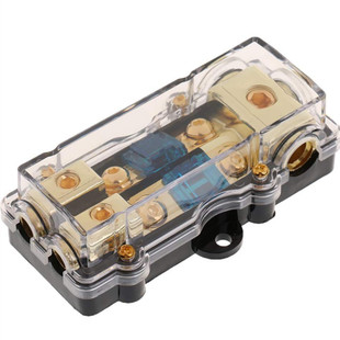 汽车音响改装一分 一出二迷你保险座保险丝保险胆熔断器分线器