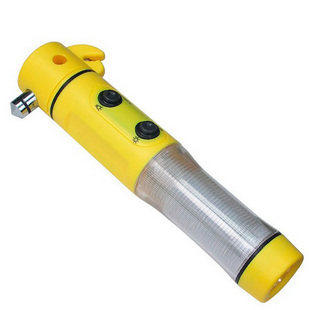 四合一 多功能 汽车救生锤电筒/警示灯/安全锤/安全带割西藏