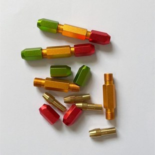 中间杆黄色针规量棒塞规铝合金红绿夹柄通止规柄pin规手柄夹持器
