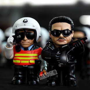 逃学威龙周星星公仔手办懦夫救星破坏之王人人有功练蒙面猫魔鬼达