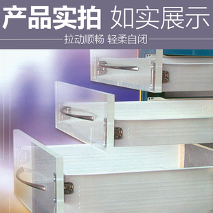 dtc东泰滑轨 钢侧板s抽屉滑轨钢板抽骑马抽钢抽钢板喷粉轨滚轮