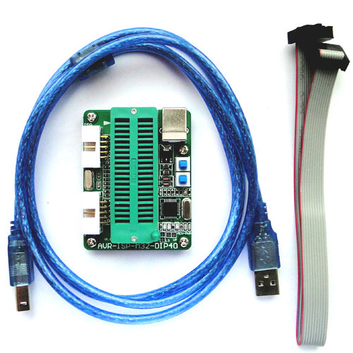 AVR ISP下载 烧录座 编程器ATMEGA8 16 32 64 128A attiny1634 13