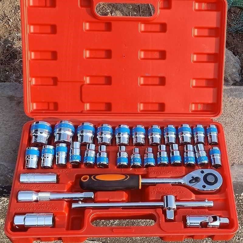 手动套筒扳手32件套筒组套工具8-32mm汽车修理组合套装车载家用,童装/婴儿装/亲子装,儿童装饰手表,淘宝优惠券,粉丝福利购,淘宝优惠卷