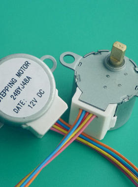 24BYJ48步进电机常规型pDC5V~24V4相5线减速比1/16/32/64工厂现货