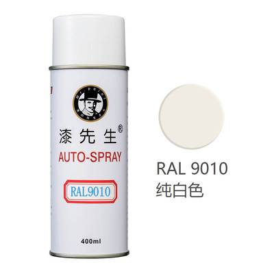 纯白色RAL9010喷漆罐RAL9006 RAL9016RAL9018 9003劳尔油漆手喷漆
