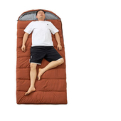 牧森人加宽睡袋露营午休冬季 防寒春秋成人大人单人可拼接双人睡袋