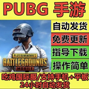 中文下载吃鸡教程平板游戏 PUBG手游刺激战场 国际服