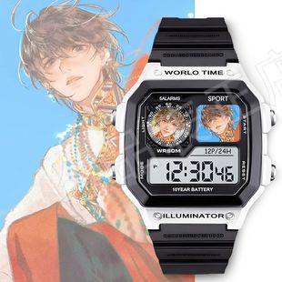 吴邪小说周边盗墓笔记礼物可定制电子手表学生运动有闹钟夜光送人