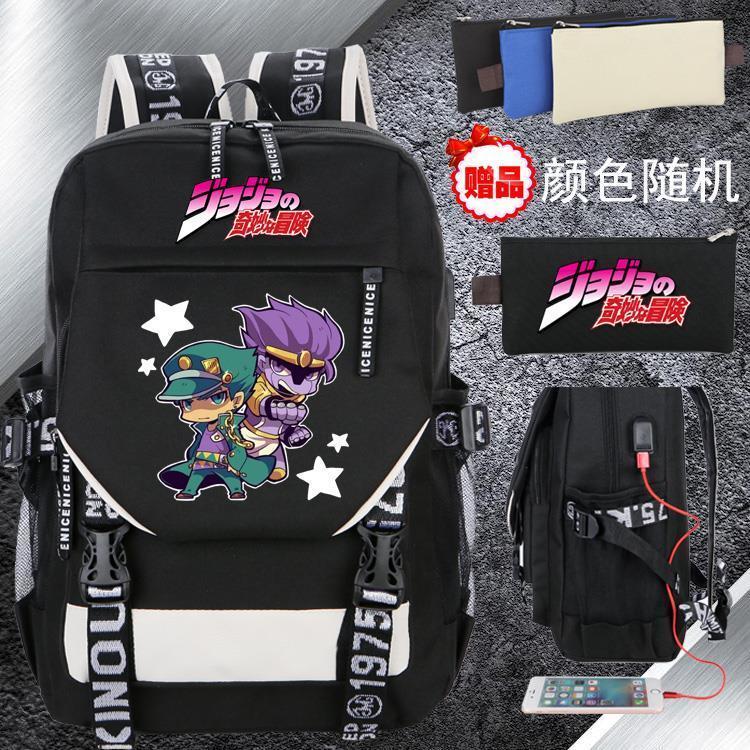 JO的奇妙冒险中学生双背