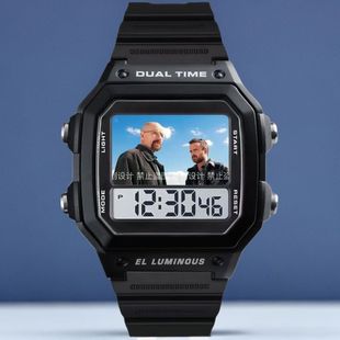 2025绝命毒师电影周边手表定制防水学生校内学生电子表