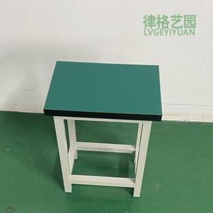 加厚实验室钢管凳 工厂车间防静电小方凳工业凳子 承重凳加厚