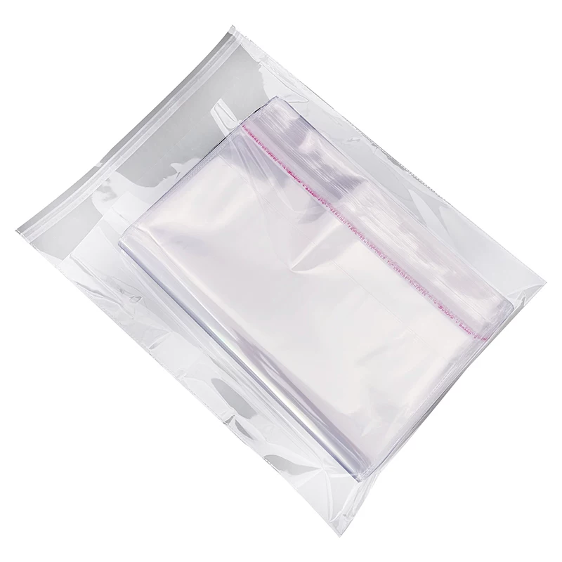 Self-adhesive magazine, plastic pack, increased thickness, 22x, 34cm