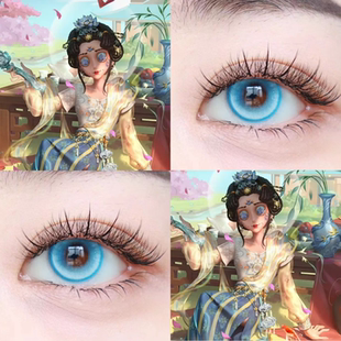 医生司药cos美瞳第五人格日抛仙灵蓝芝士潮汐乐章水灵珠晴山蓝dn