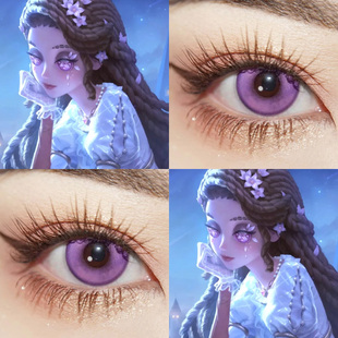 心理学家朱丽叶COS美瞳奈良薰第五人格原神魈元气金显色紫日抛dn