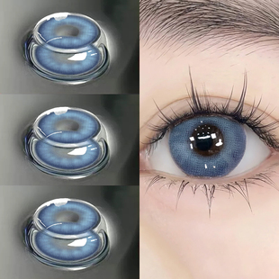 来古冰川美瞳半年抛cos混血感蓝色大小直径隐形眼镜正装官网TN