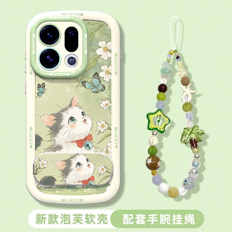 适用于oppofindx9spro手机壳猫咪图片