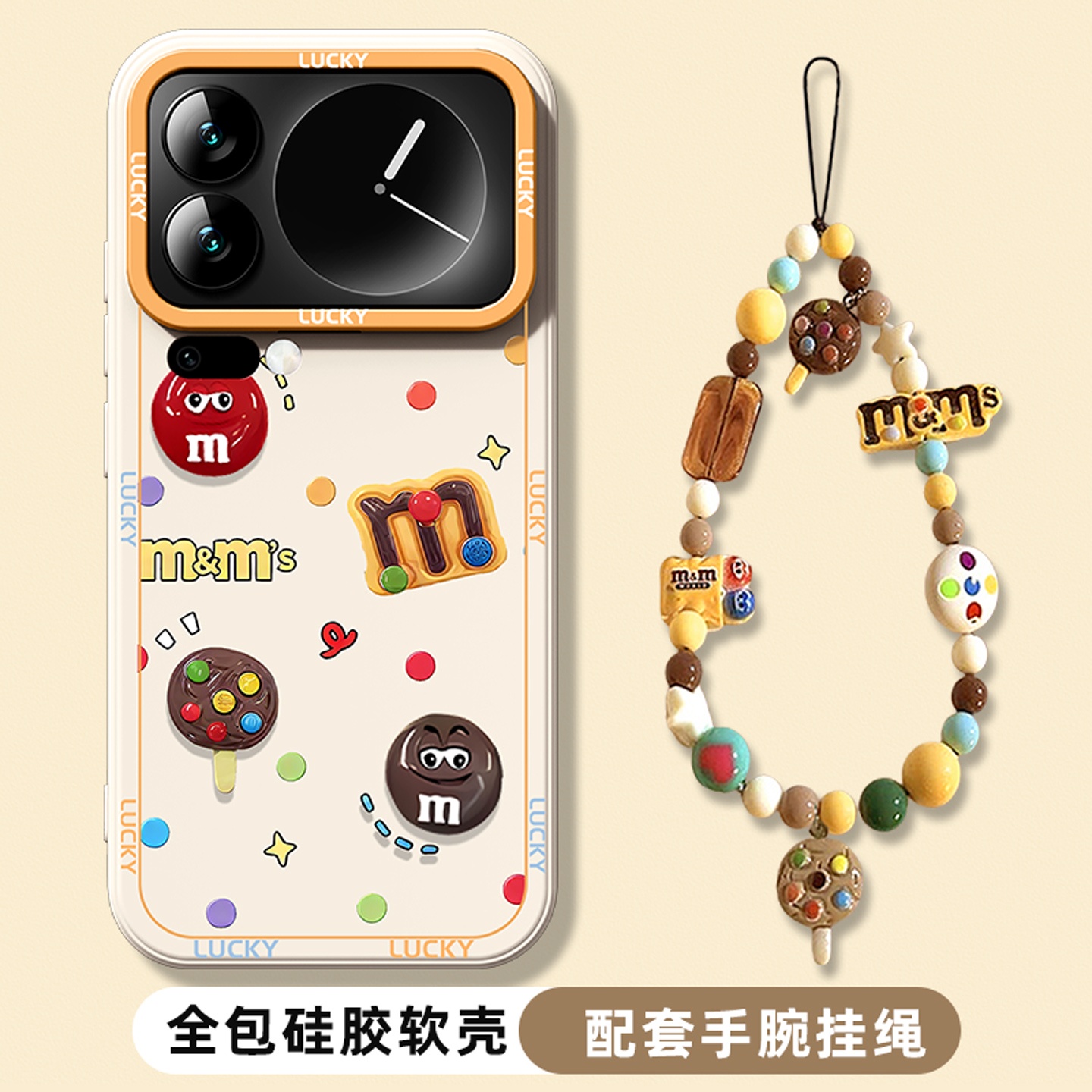 适用于小米手机壳ins超火小众m豆