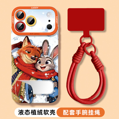 适用于苹果手机壳朱迪与尼克外壳