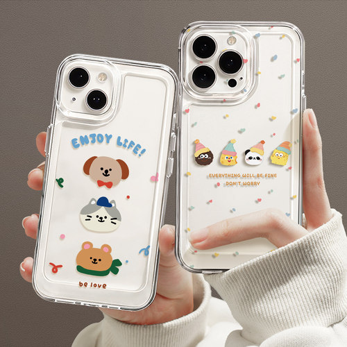 适用oppofindx9手机壳卡通小狗