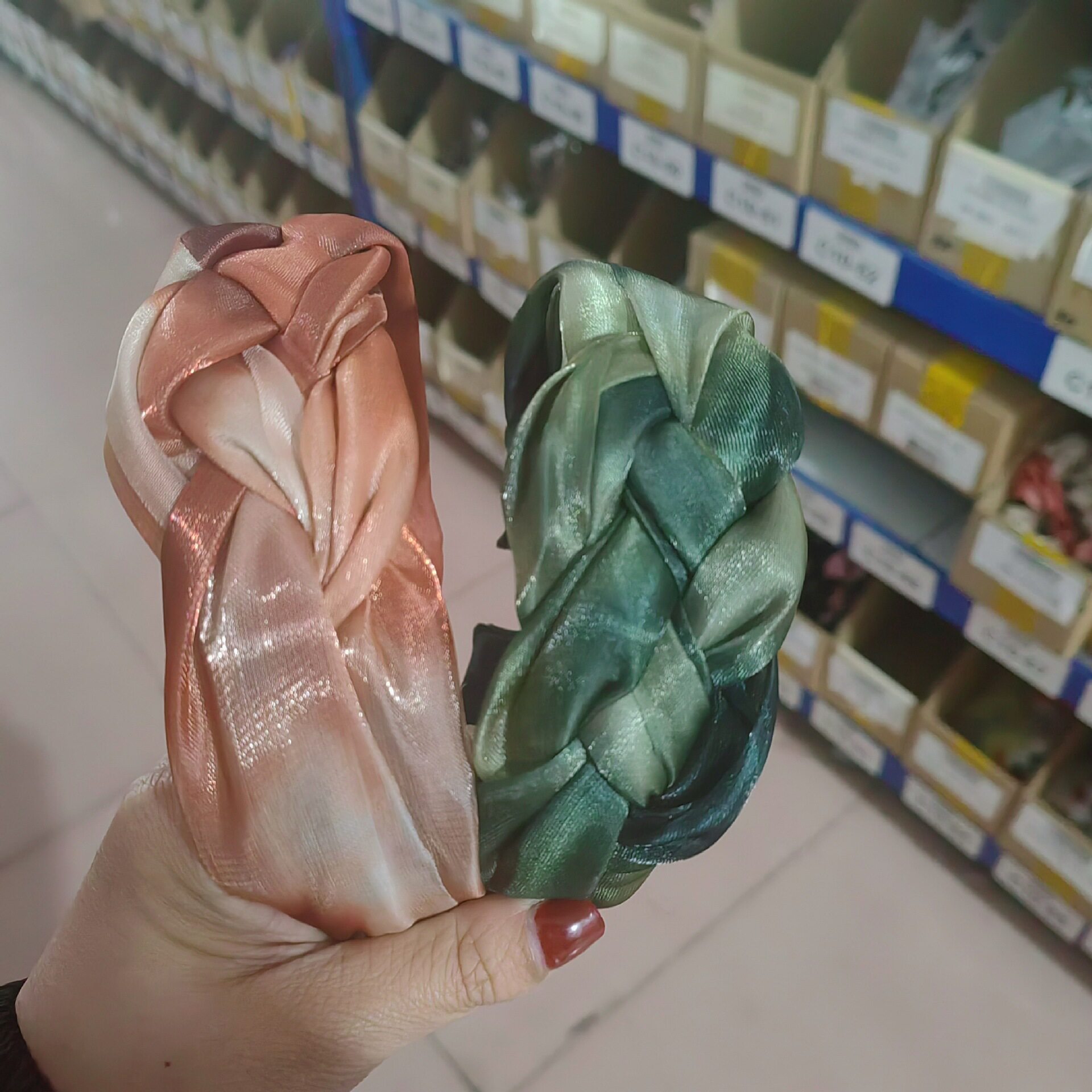 宽边布艺彩色绸缎打结发箍简约百搭甜美气质压发头箍韩版头饰发卡