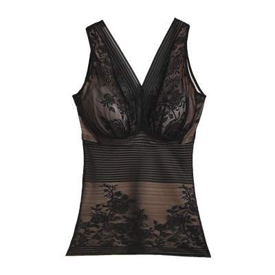 秋冬季保暖吊带女带胸垫文胸