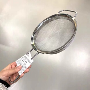 IKEA正品宜家克洛克伦 滤碗 2.0 公升不锈钢带把漏勺国内代购