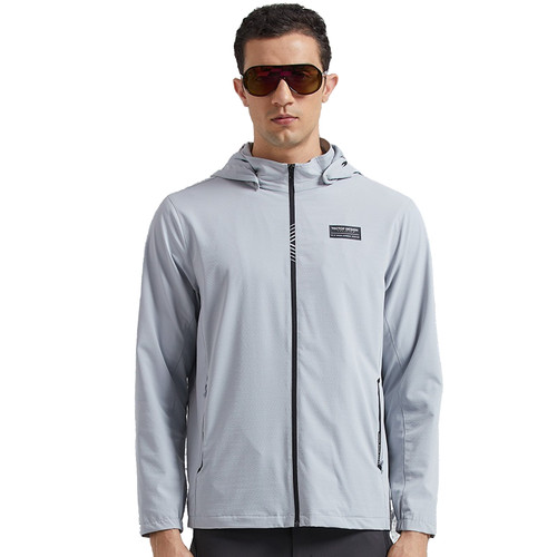 探拓春秋情侣可脱帽弹力休闲外套