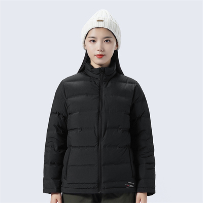 探拓常规保暖女立领轻薄羽绒服